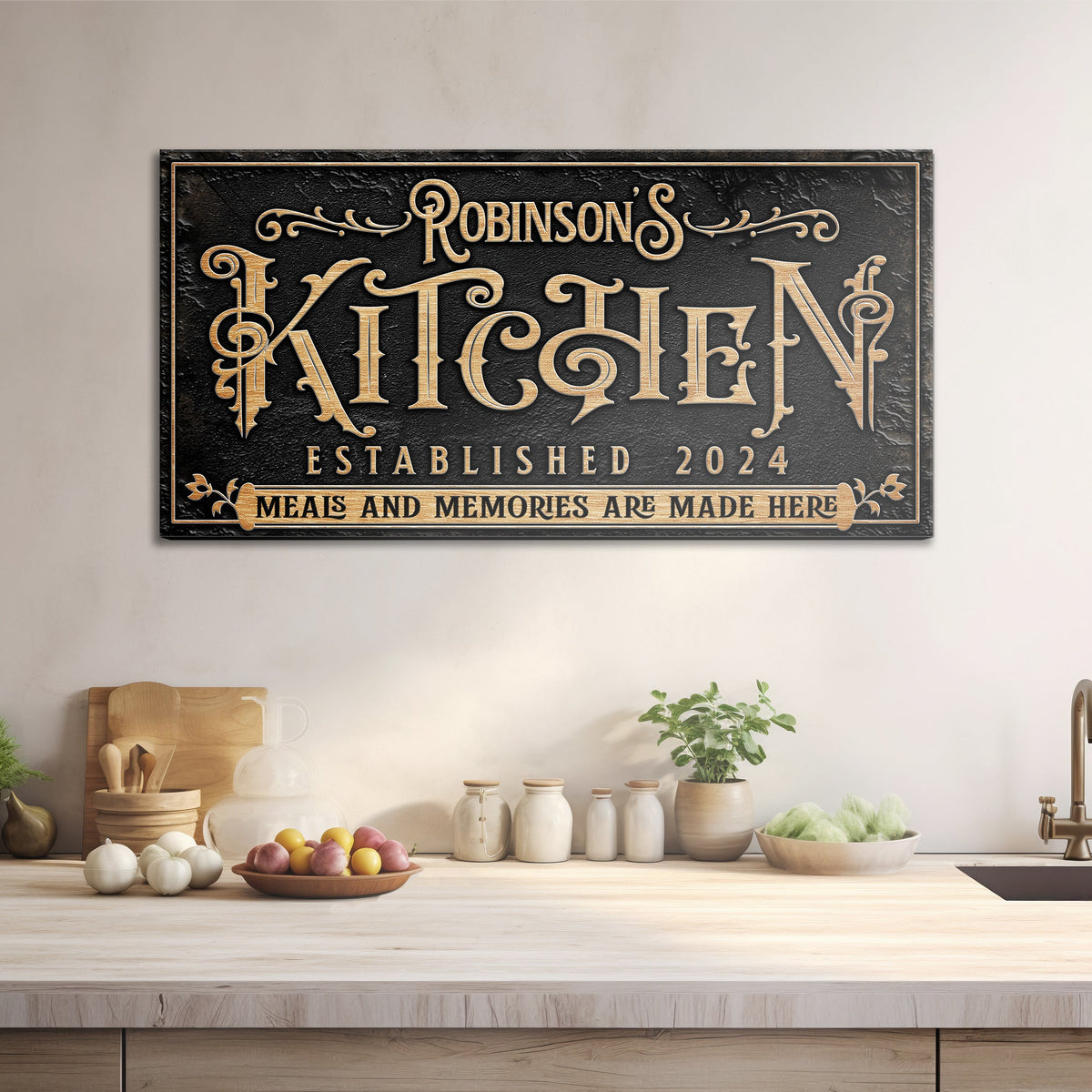 Kitchen Sign V by Tailored Canvases