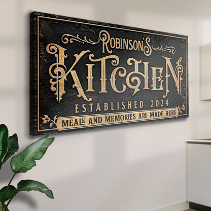 Kitchen Sign V by Tailored Canvases