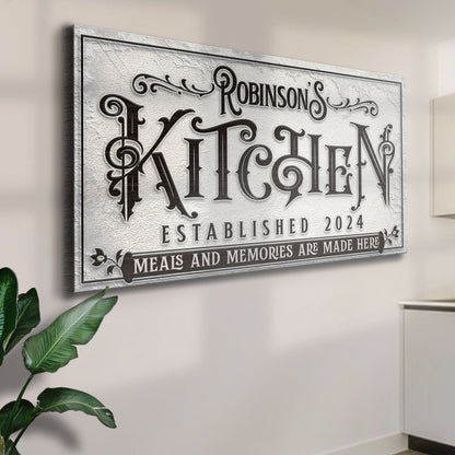 Kitchen Sign VI by Tailored Canvases