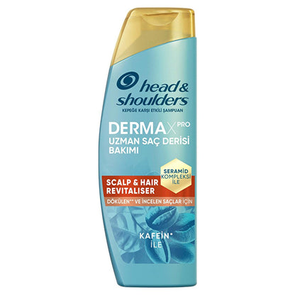 Head & Shoulders DermaXPro Anti-Dandruff & Hair Loss Shampoo: Revitalize Scalp with Caffeine & Ceramide for Thicker, Healthier Hair by Beauty Care Bag