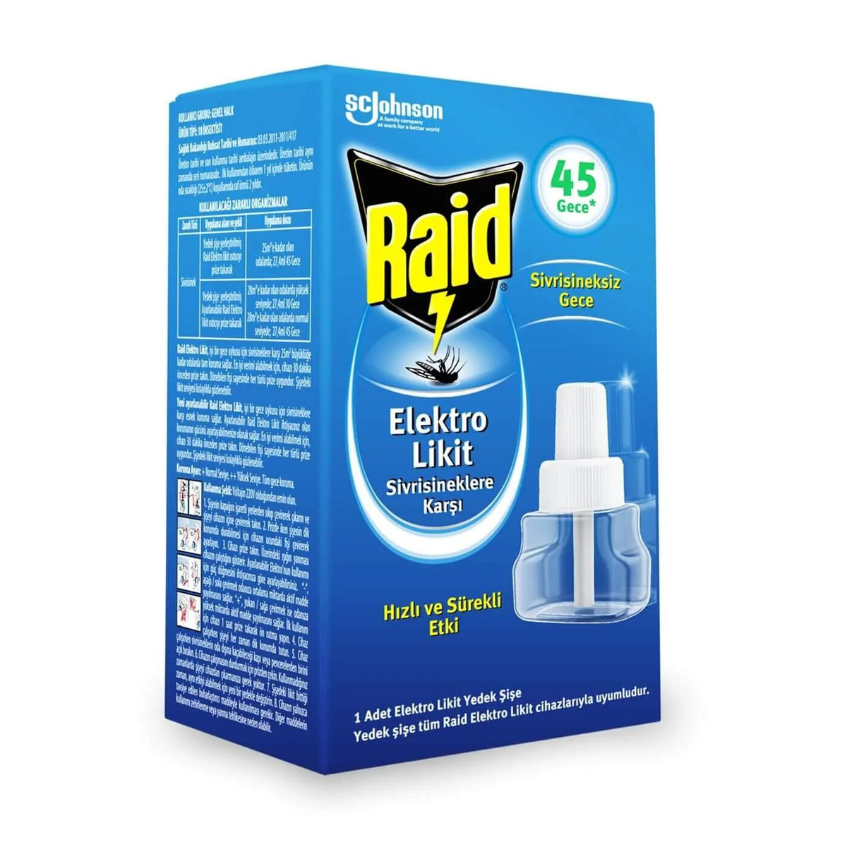Raid Electro Liquid Refill Mosquito Protection 35 ml by Beauty Care Bag