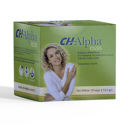 CH Alpha Collagen Supplement - 30 Sachets for Joint Health & Bone Density Support by Beauty Care Bag