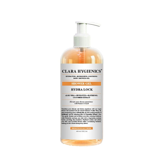 Clara Hygienics Vegan Face and Body Shower Gel - Moisturizing, Soothing, and Refreshing - 13.53 fl oz by Beauty Care Bag