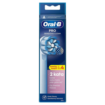 Oral-B Sensitive Clean Replacement Brush Heads 2-Pack by Beauty Care Bag