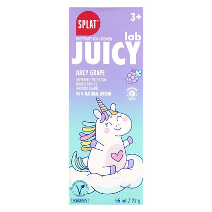 Splat Juicy Lab Grape Kids Toothpaste for Ages 3+ 55 ml by Beauty Care Bag