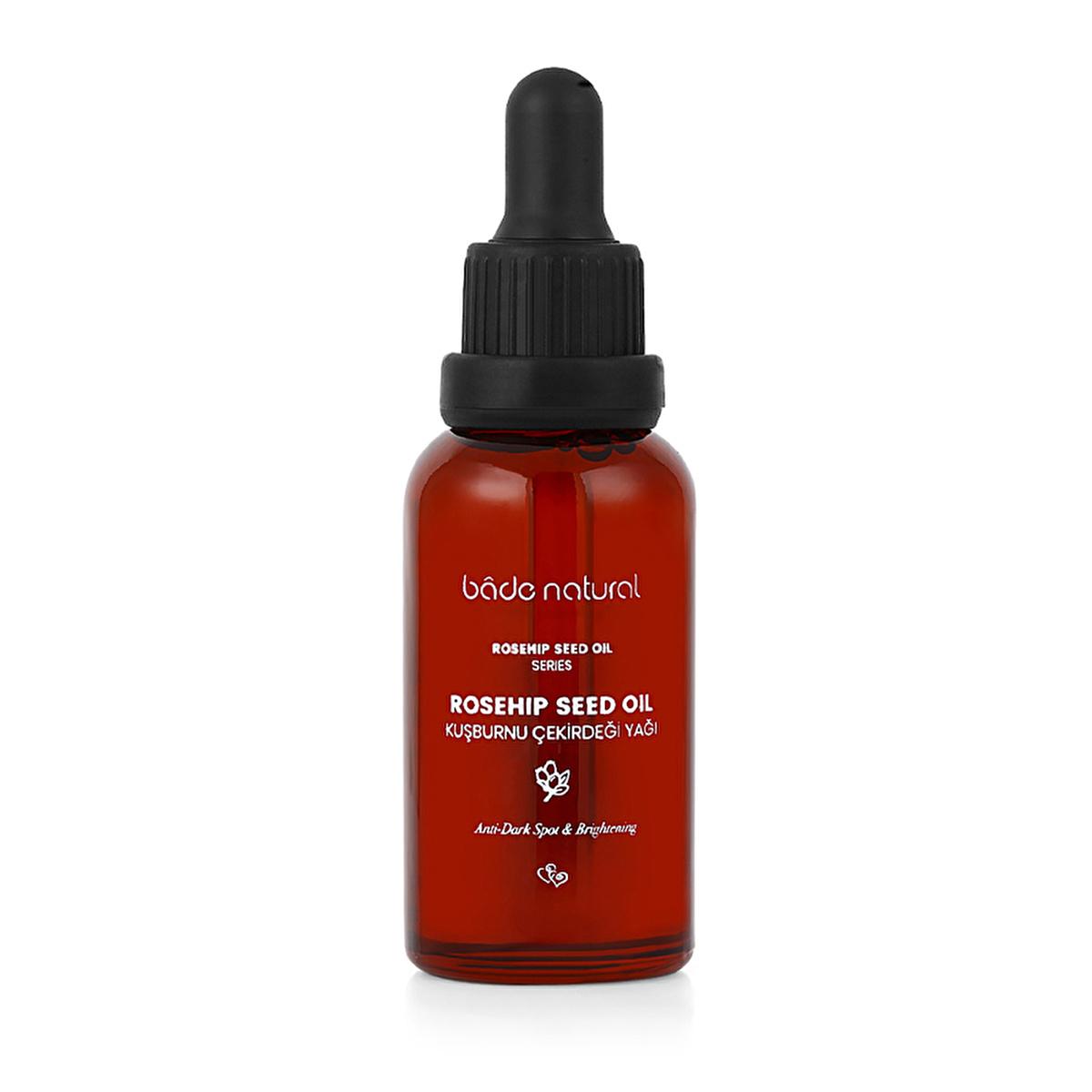 Bade Natural Rosehip Seed Oil: Cold-Pressed, Anti-Aging, Skin Brightening Face Oil | Vitamin C, Blemish & Hyperpigmentation Treatment by Beauty Care Bag
