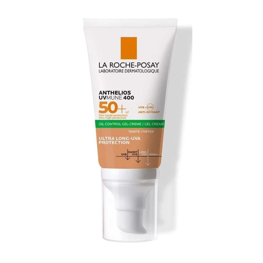 La Roche-Posay Tinted Sunscreen Gel-Cream SPF 50+ - Oil Control, Matte Finish for Sensitive Skin by Beauty Care Bag