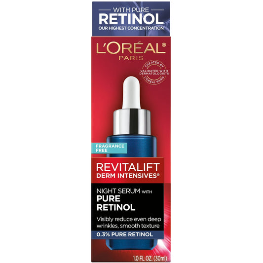 L'Oreal Paris Revitalift Pure Retinol night serum, 1 fl oz