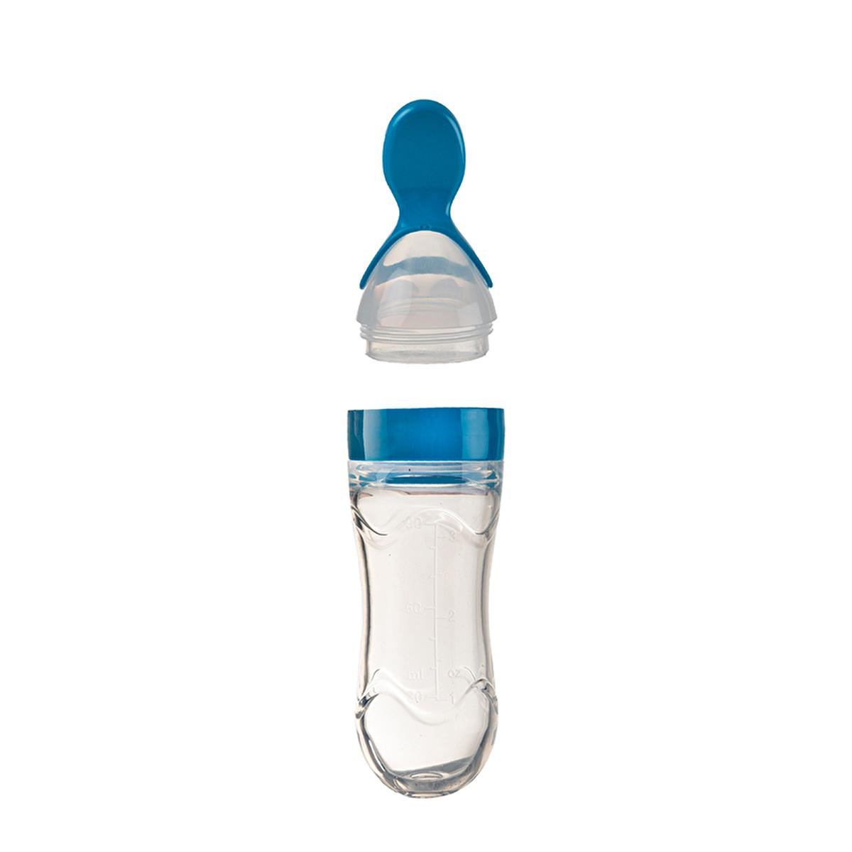 Babyjem Baby Squeeze Spoon - BPA-Free, One-Handed Feeding, Silicone Baby Feeding Utensils, Baby Feeding Accessories, Baby Feeding Spoon by Beauty Care Bag