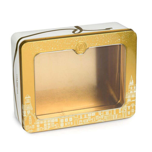 Metal Lid Gift Box for Elegant Packaging by Beauty Care Bag