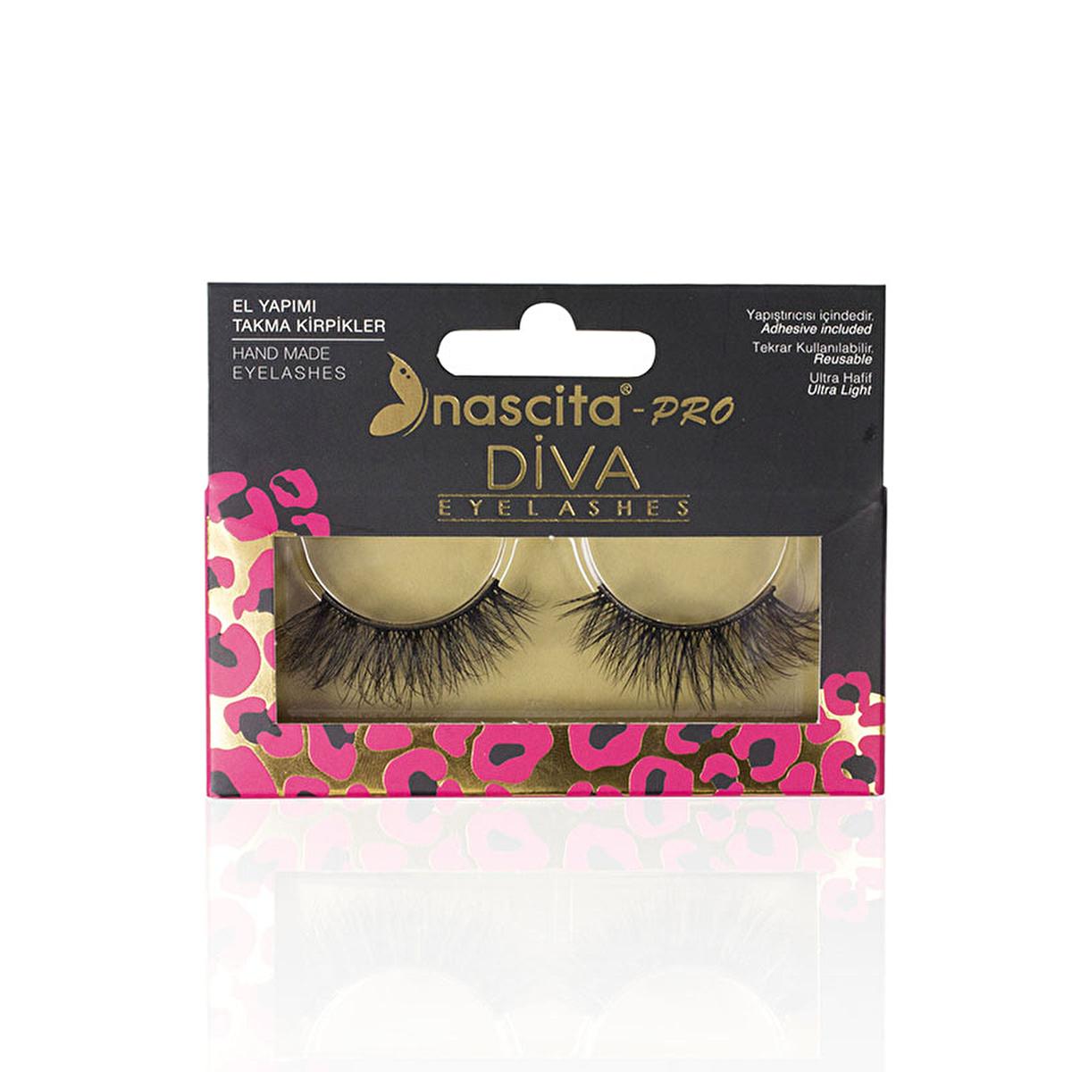 Nascita Diva S 117 handmade 3D black false eyelashes