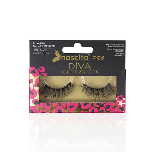 Nascita Diva S 117 handmade 3D black false eyelashes