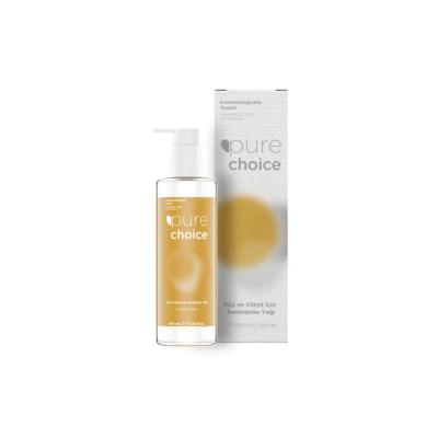Pure Choice Cleansing Oil - Gentle Face & Body Cleanser, Natural Plant-Based Formula, Daily Pore Cleansing - 13.53 fl oz by Beauty Care Bag