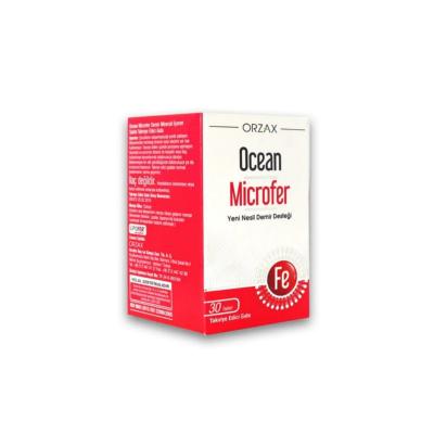 Ocean Microfer 30 Tablet - High-Potency Iron Supplement for Adults & Adolescents - Supports Healthy Iron Levels & Reduces Deficiency Risk by Beauty Care Bag