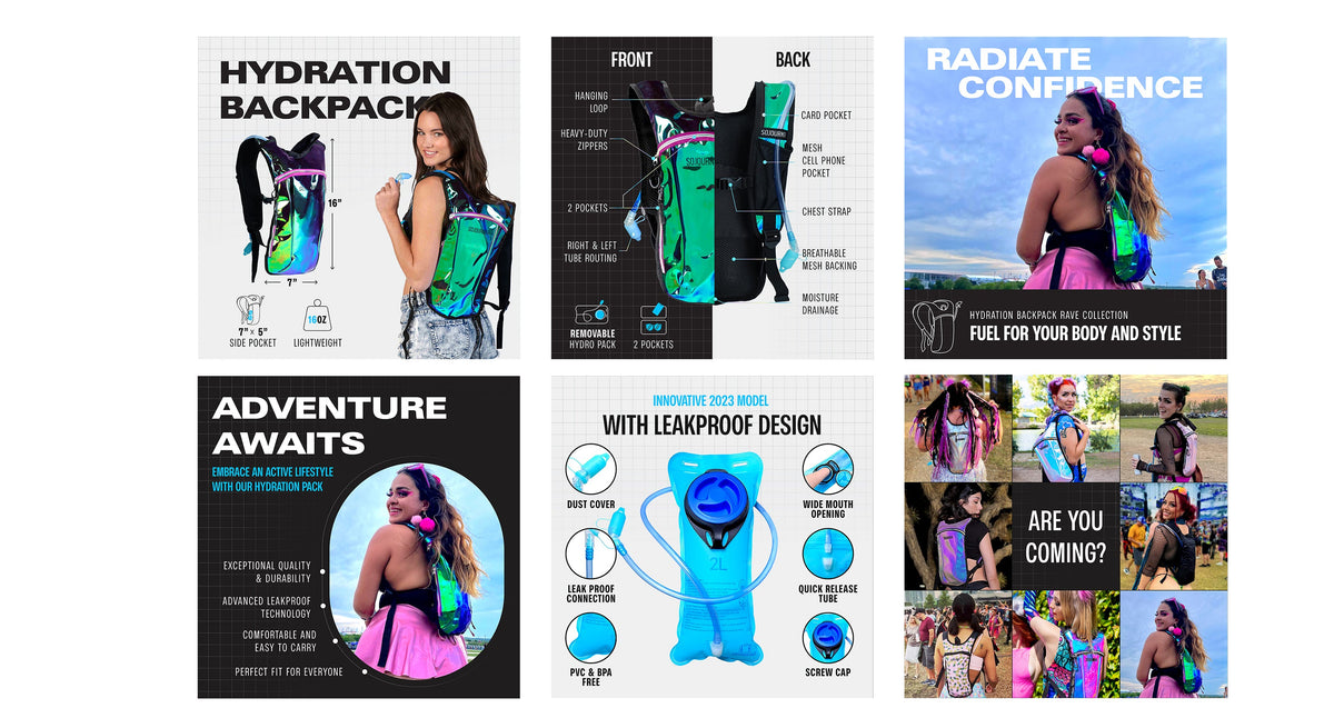 Hydration Pack Backpack (Small) by SoJourner