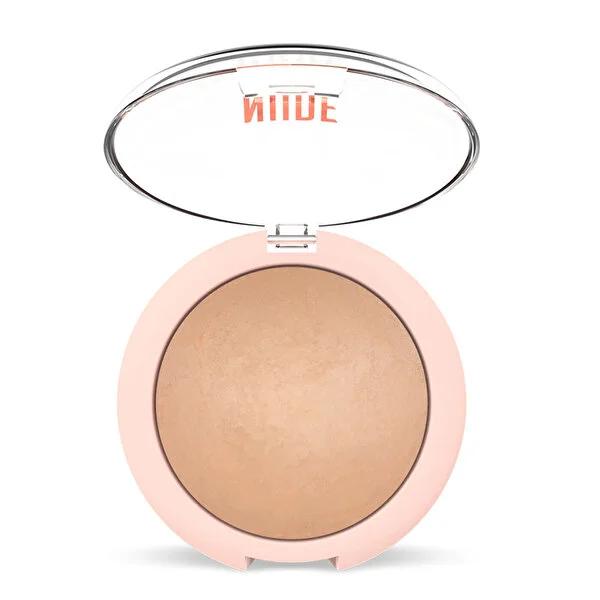 Golden Rose Makeup Powder - Nude Look Powder for Natural Finish, Universal Makeup Powder for All Skin Types by Beauty Care Bag