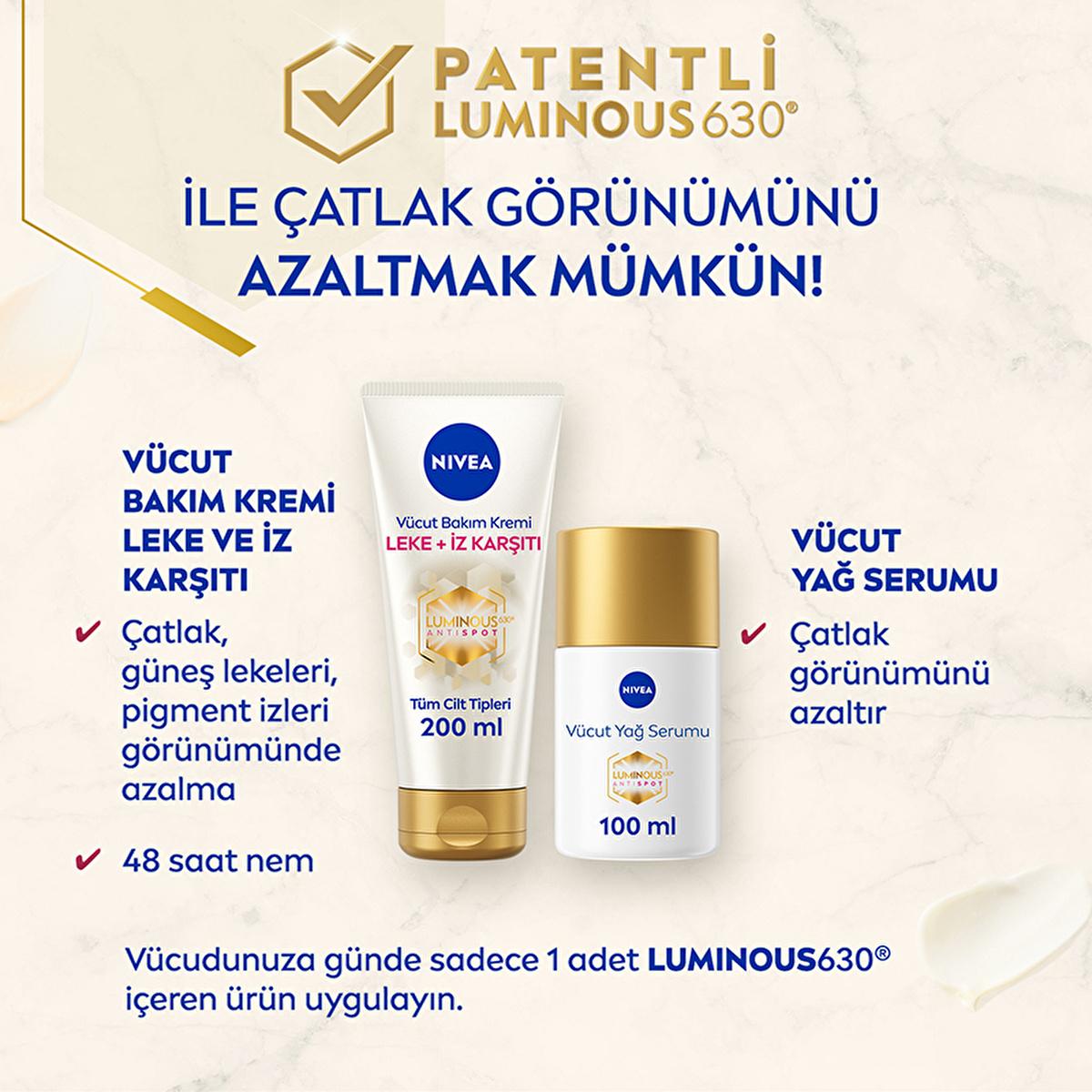 NIVEA Luminous630 stretch mark serum body oil