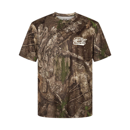 Lift Heavy. Trust God. - Realtree Premium Camo Tee by Tango Charlie Apparel