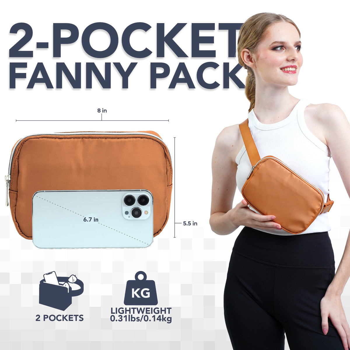 Fanny Pack (1 Pocket) by SoJourner
