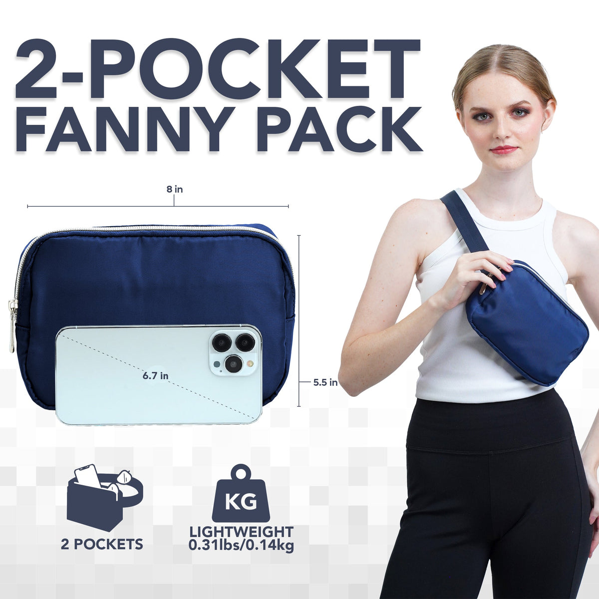 Fanny Pack (1 Pocket) by SoJourner
