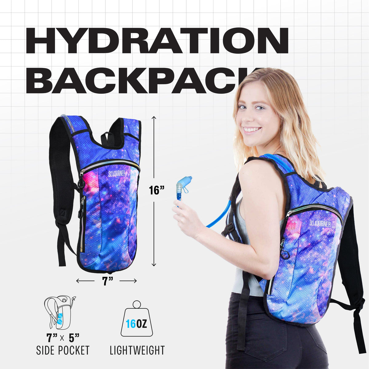 Hydration Pack Backpack (Small) by SoJourner