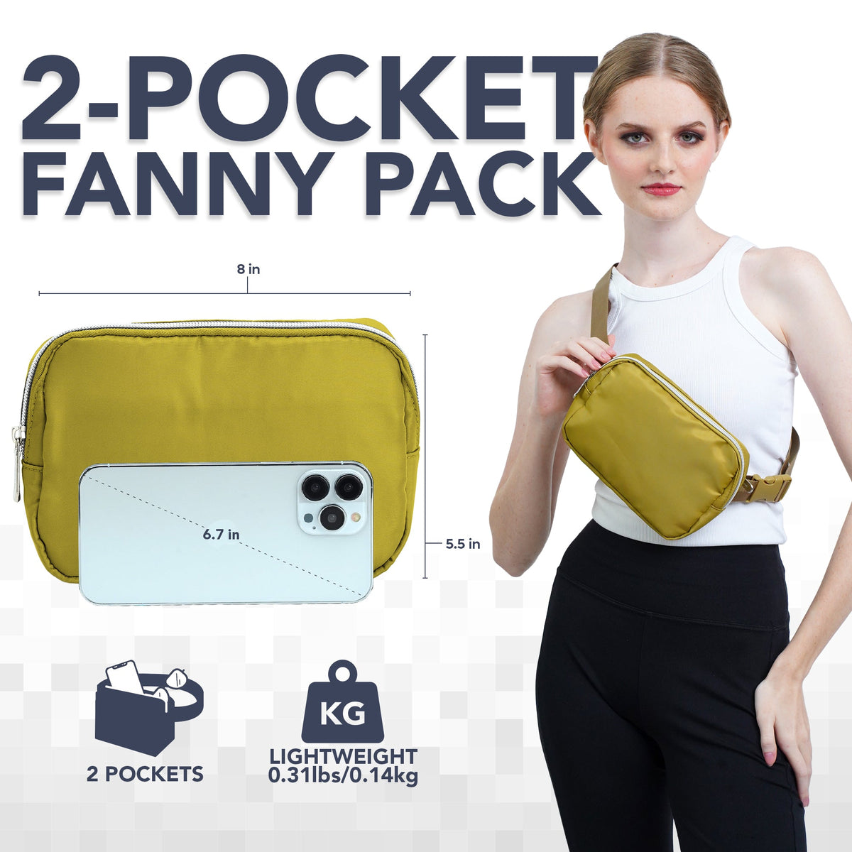 Fanny Pack (1 Pocket) by SoJourner