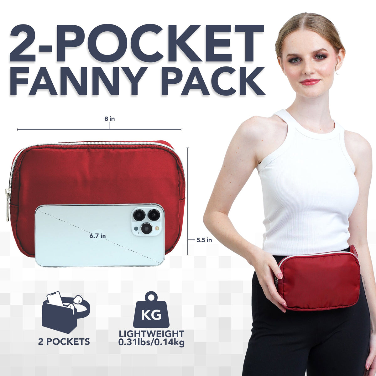 Fanny Pack (1 Pocket) by SoJourner