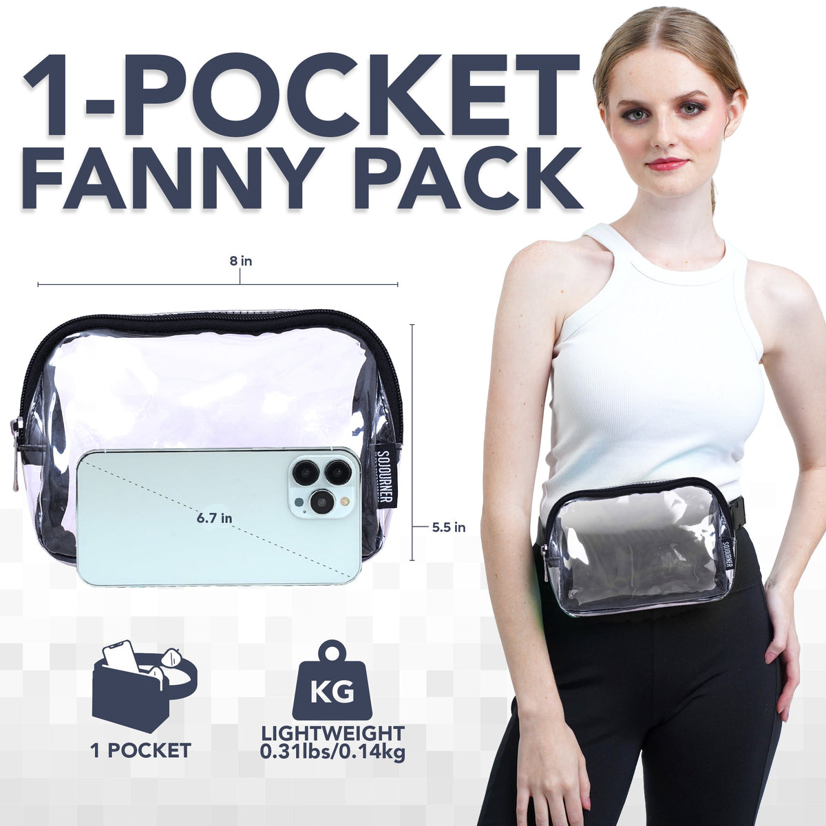 Fanny Pack (1 Pocket) by SoJourner