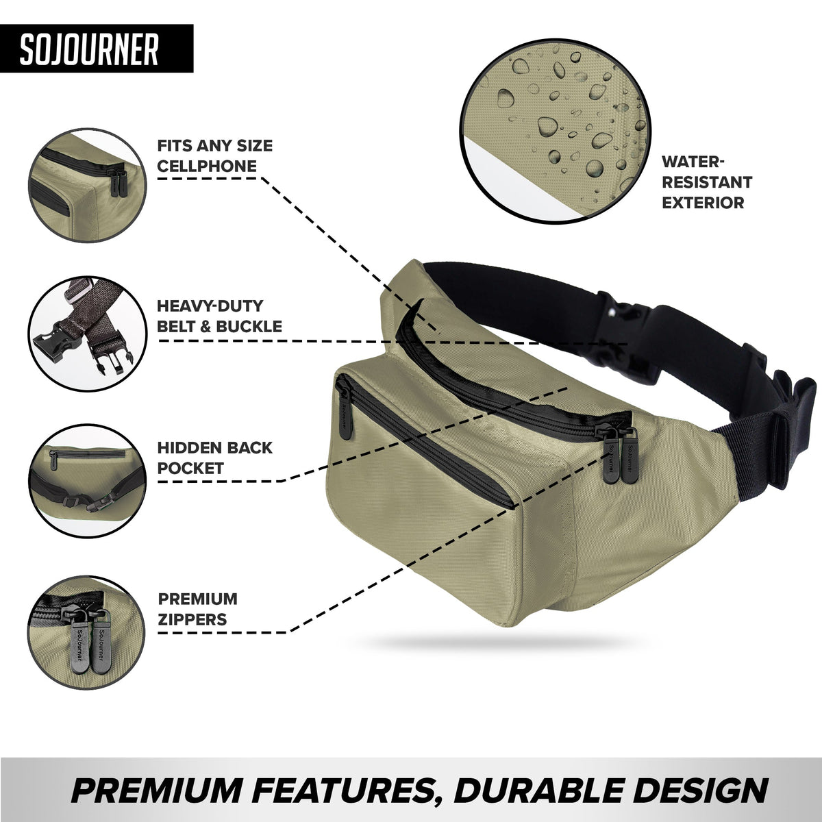 Fanny Pack (Solids) by SoJourner