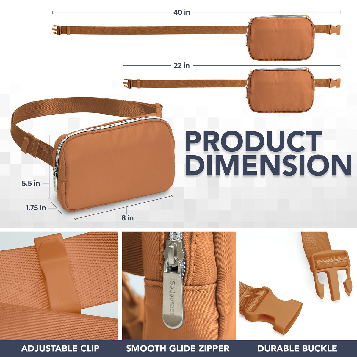 Fanny Pack (1 Pocket) by SoJourner