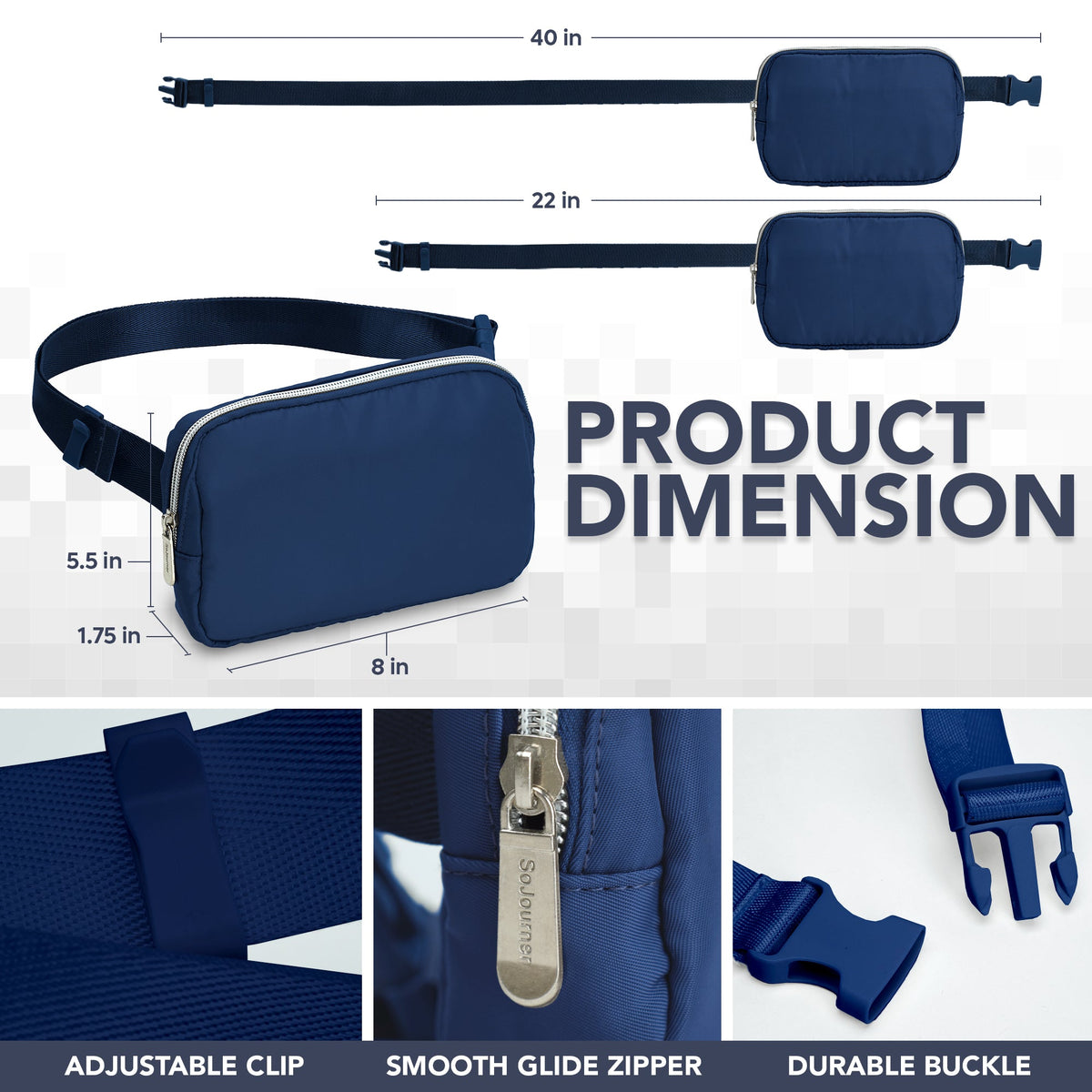 Fanny Pack (1 Pocket) by SoJourner