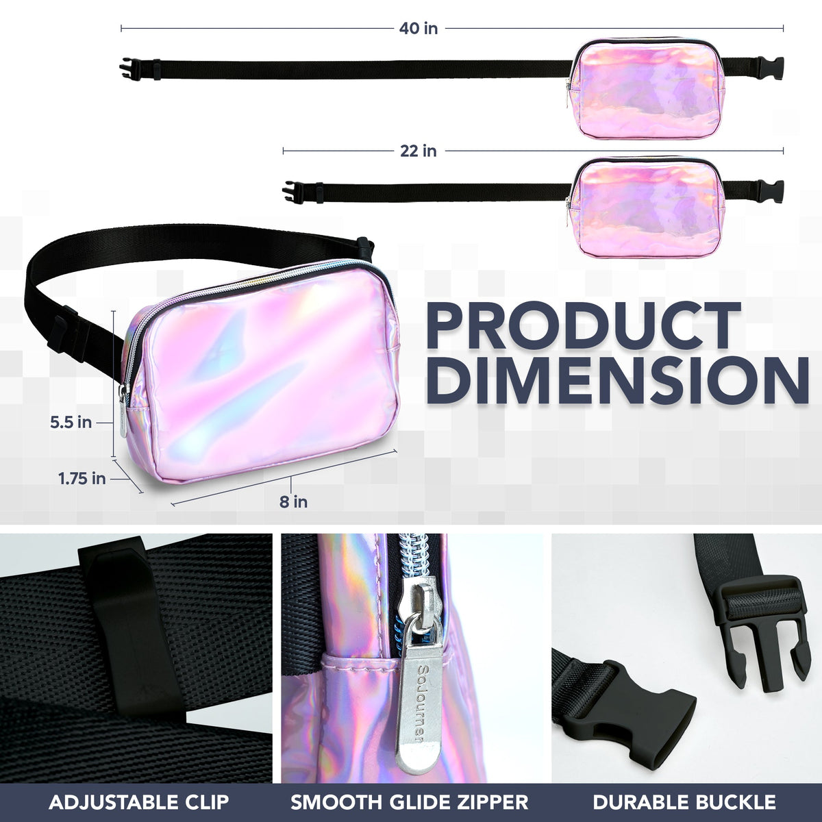 Fanny Pack (1 Pocket) by SoJourner