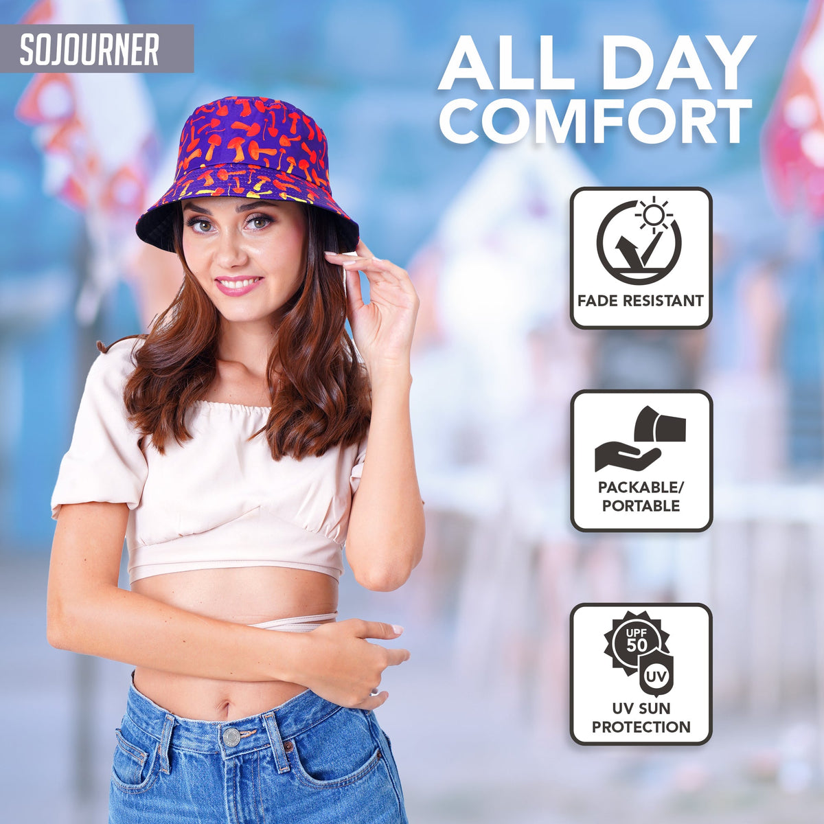 Rave Bucket Hat by SoJourner