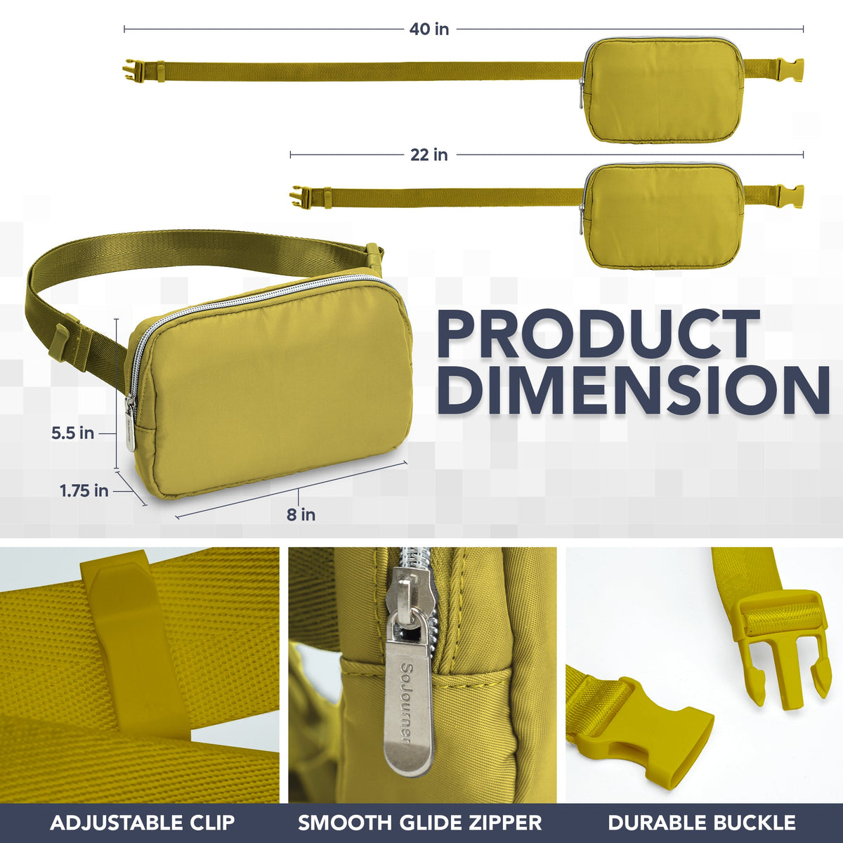 Fanny Pack (1 Pocket) by SoJourner
