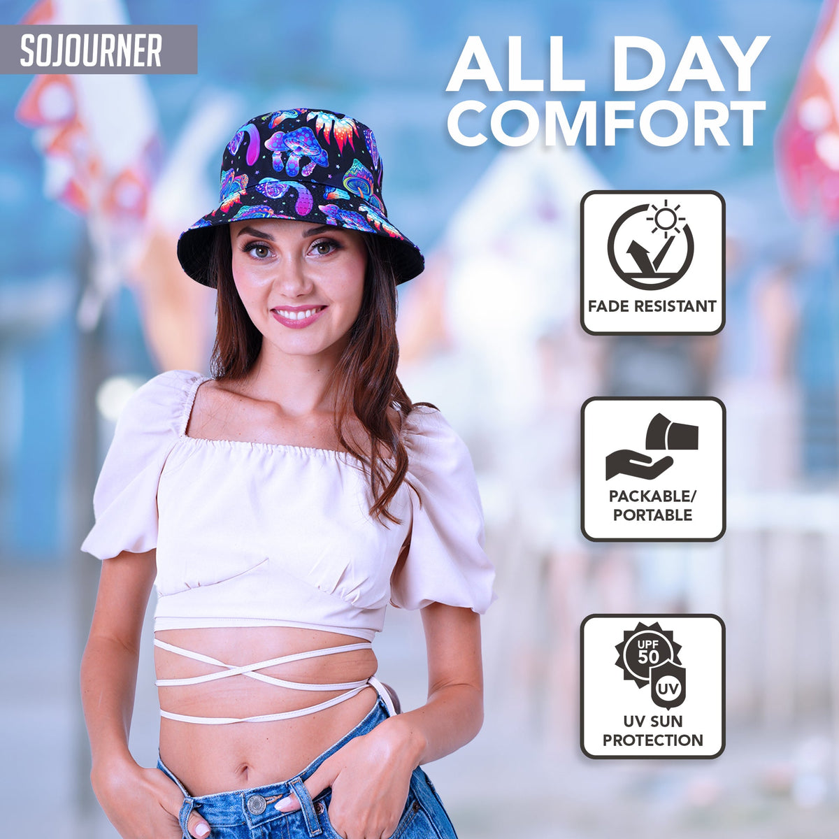 Rave Bucket Hat by SoJourner