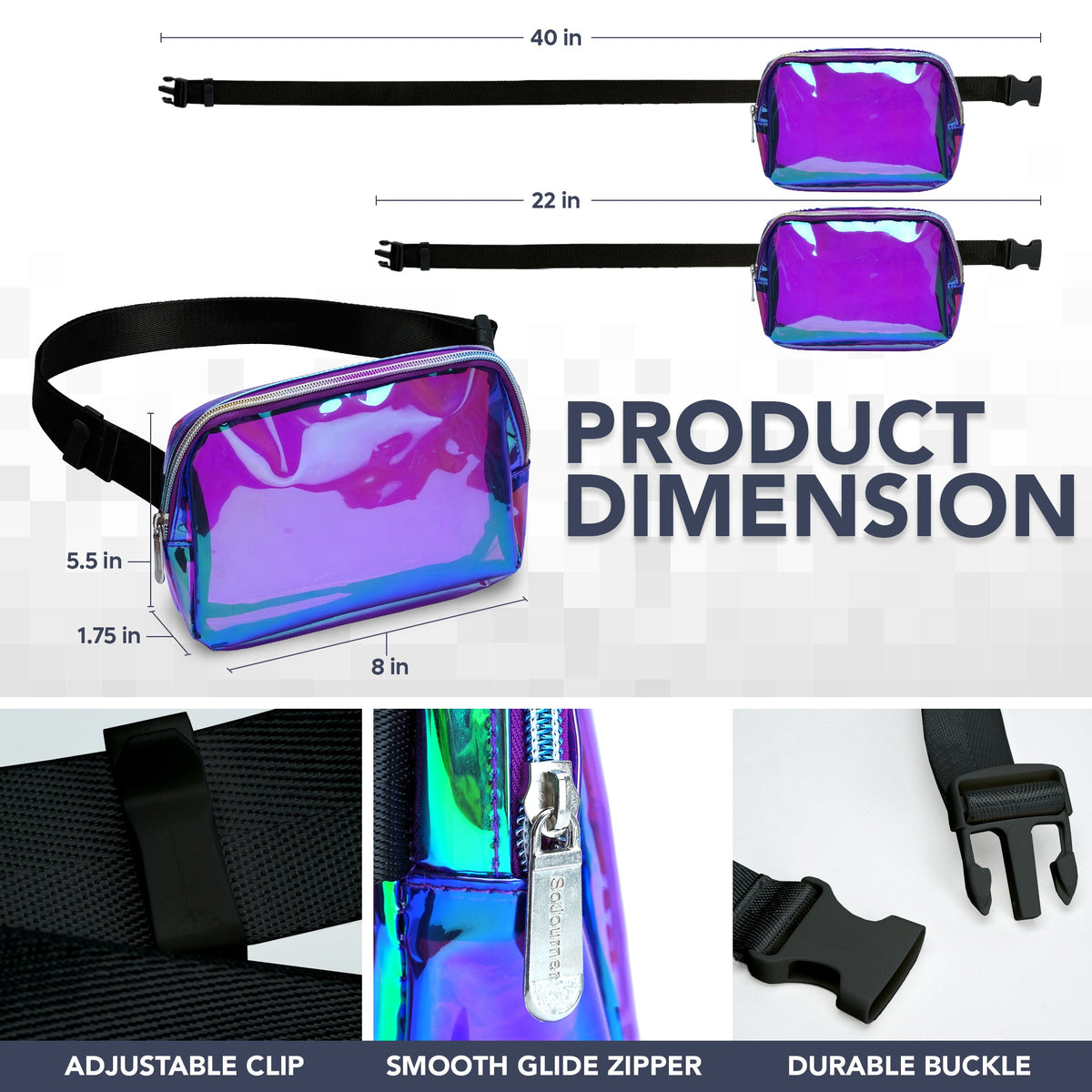 Fanny Pack (1 Pocket) by SoJourner
