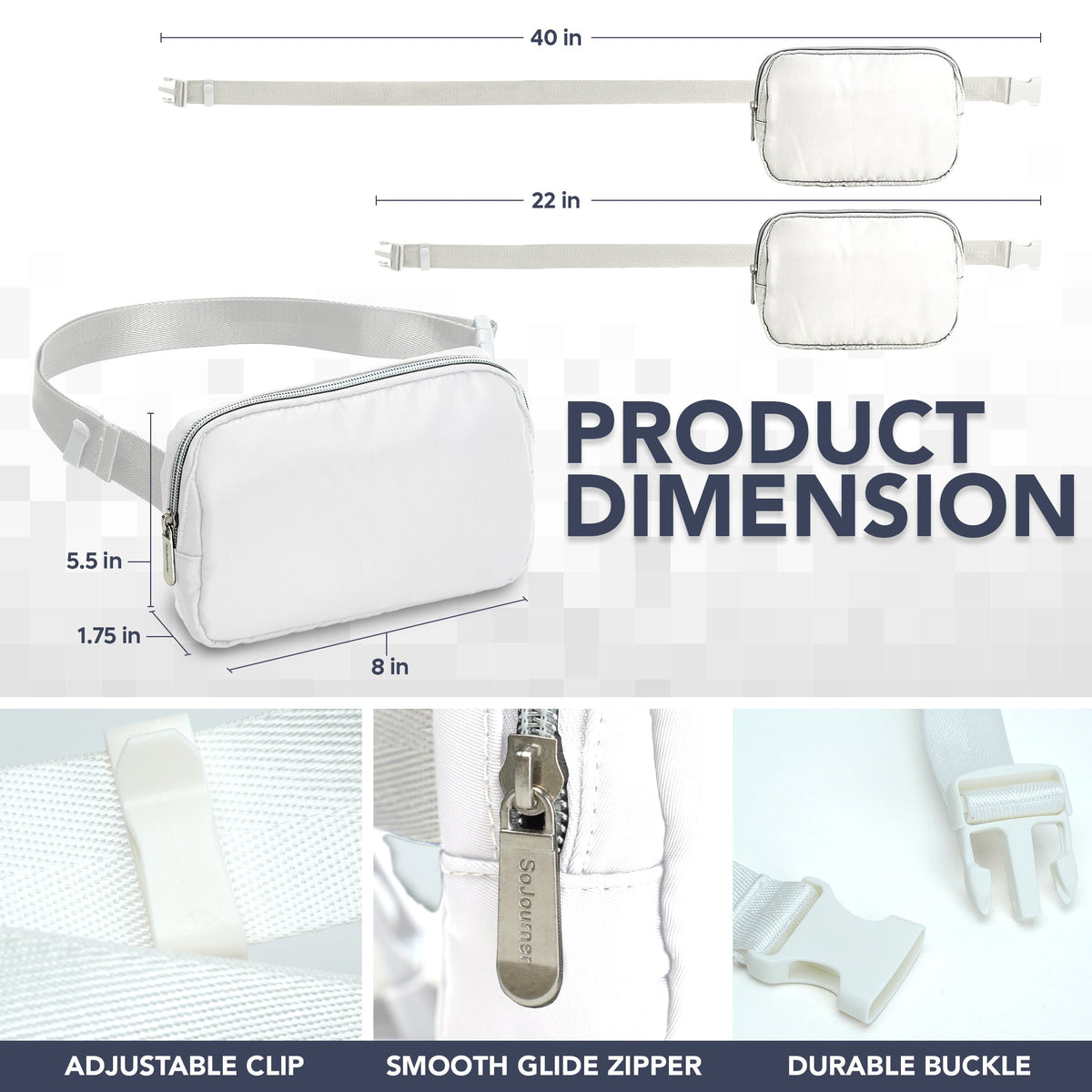 Fanny Pack (1 Pocket) by SoJourner