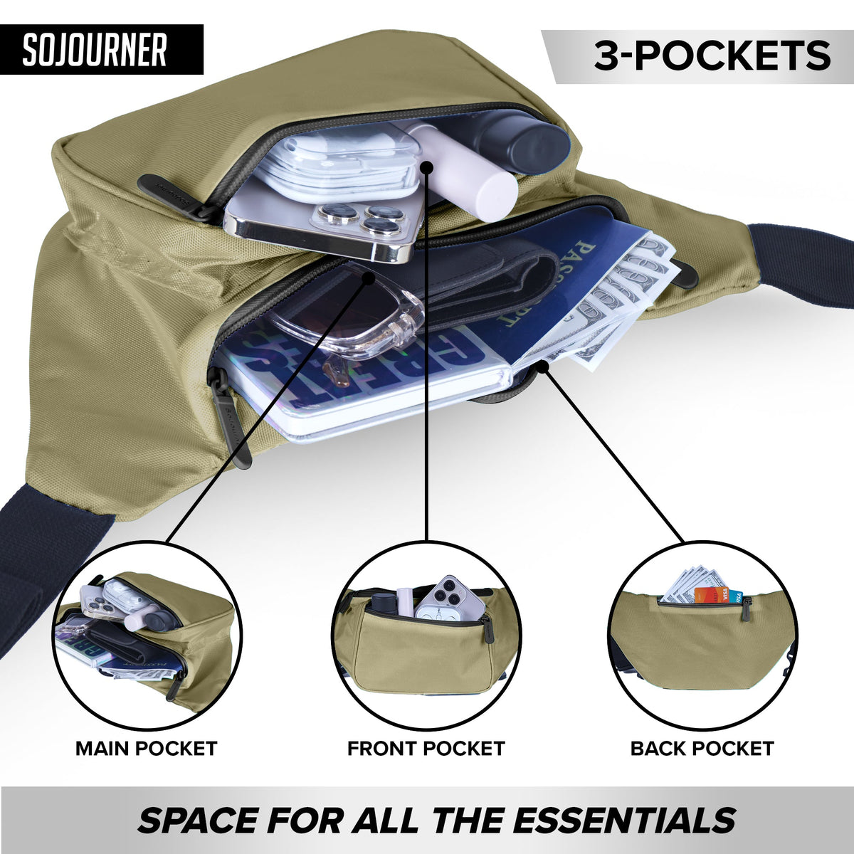 Fanny Pack (Solids) by SoJourner