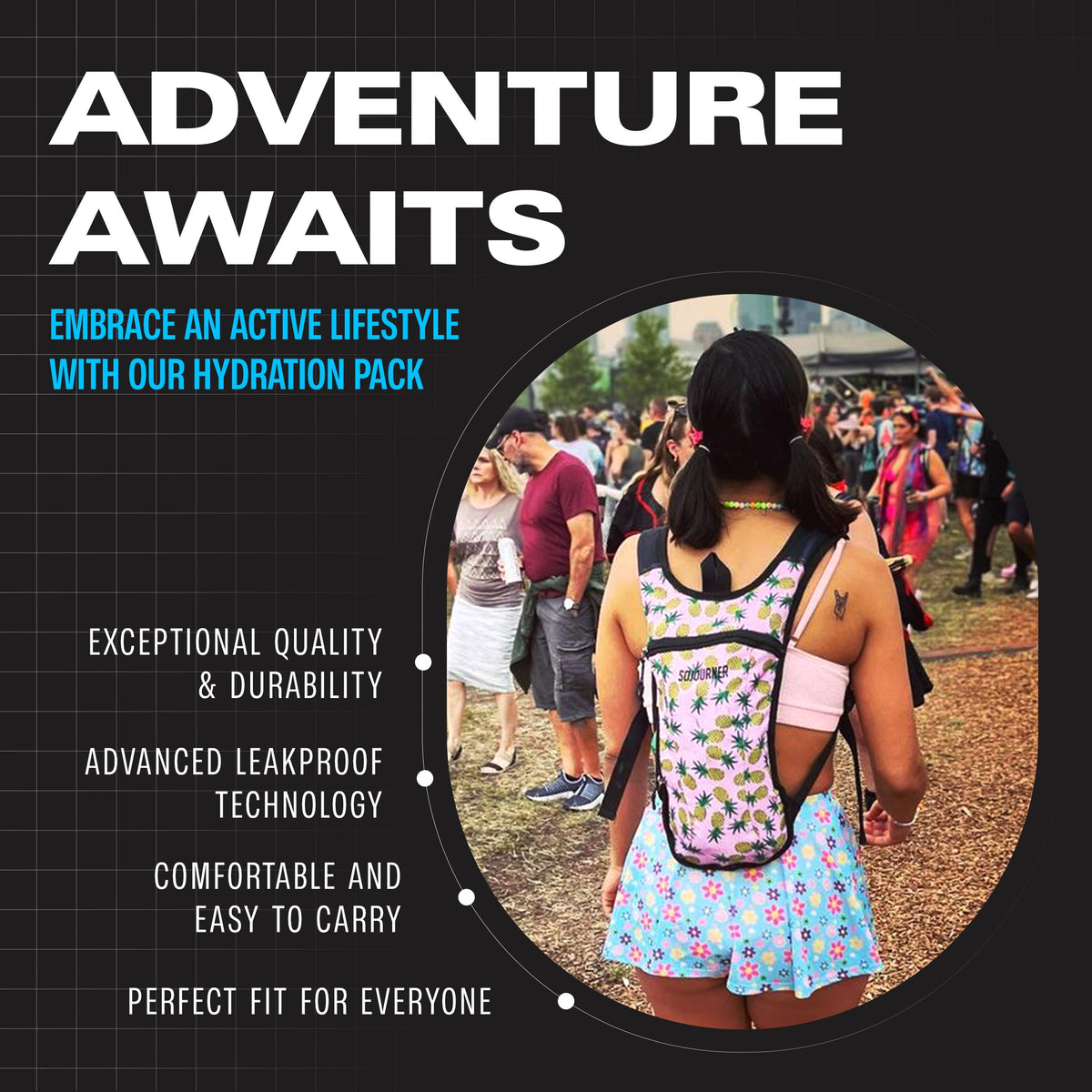 Hydration Pack Backpack (Small) by SoJourner