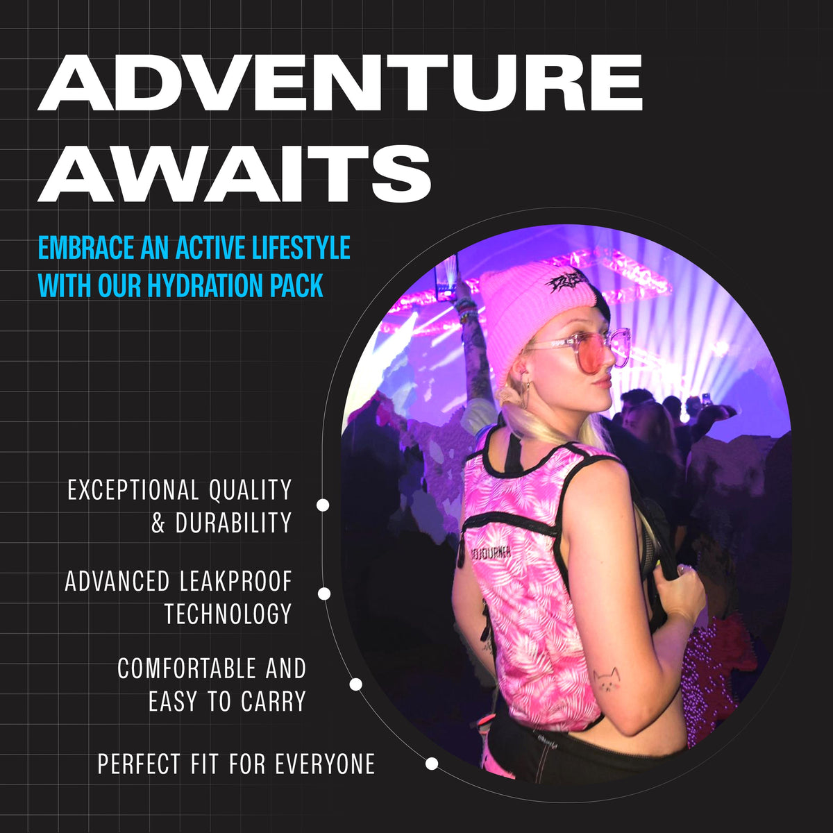 Hydration Pack Backpack (Small) by SoJourner