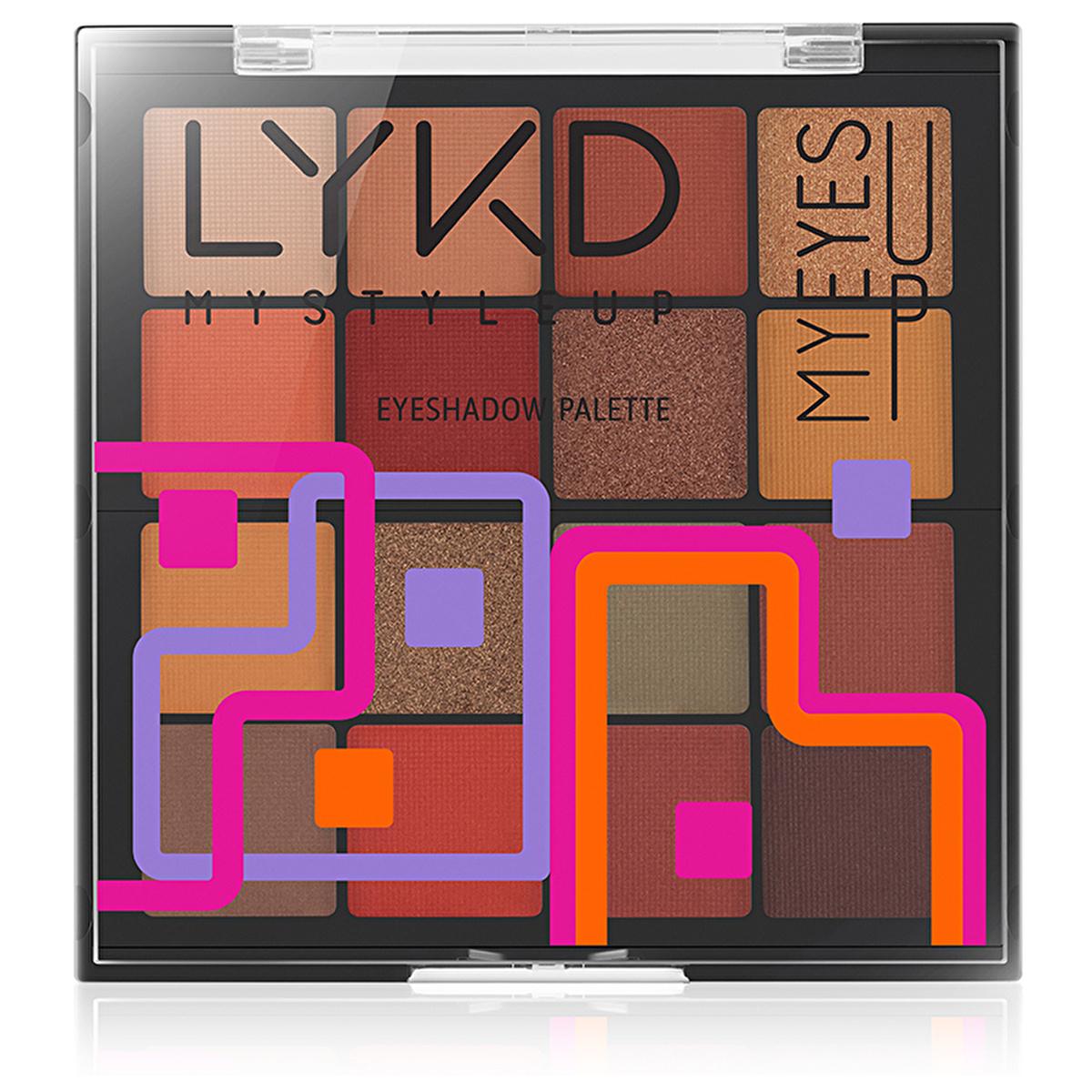 LYKD Eyeshadow Palette - 16 Pigmented, Blendable Colors for Stunning Eye Makeup - Matte, Shimmer, and Long-Lasting Shades by Beauty Care Bag