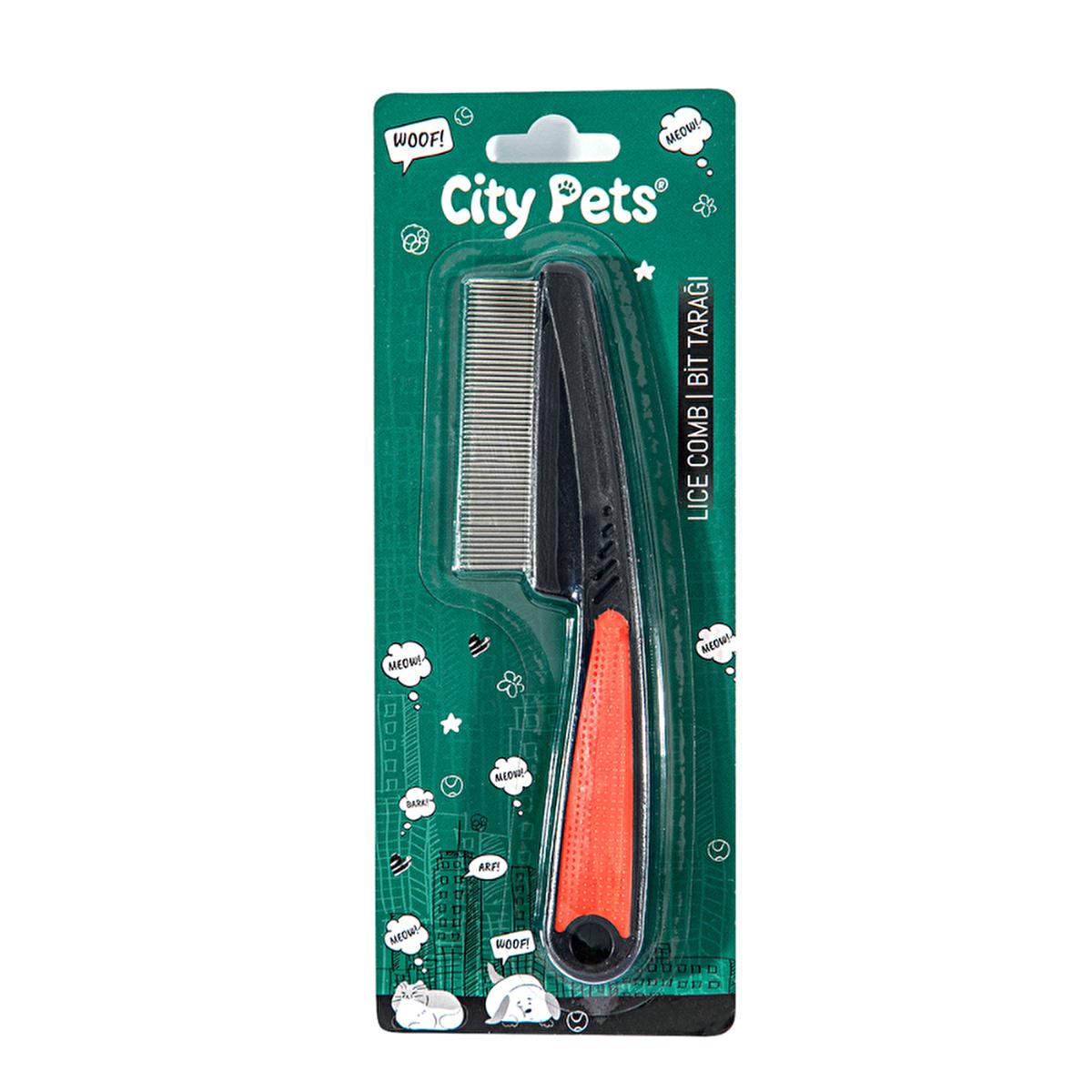 City Pets Pet Grooming Tool - Effective Flea Comb & Lice Removal for Pets - Pet Hygiene Solution by Beauty Care Bag