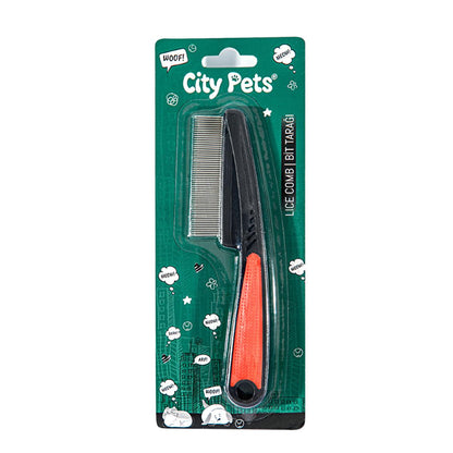 City Pets Pet Grooming Tool - Effective Flea Comb & Lice Removal for Pets - Pet Hygiene Solution by Beauty Care Bag