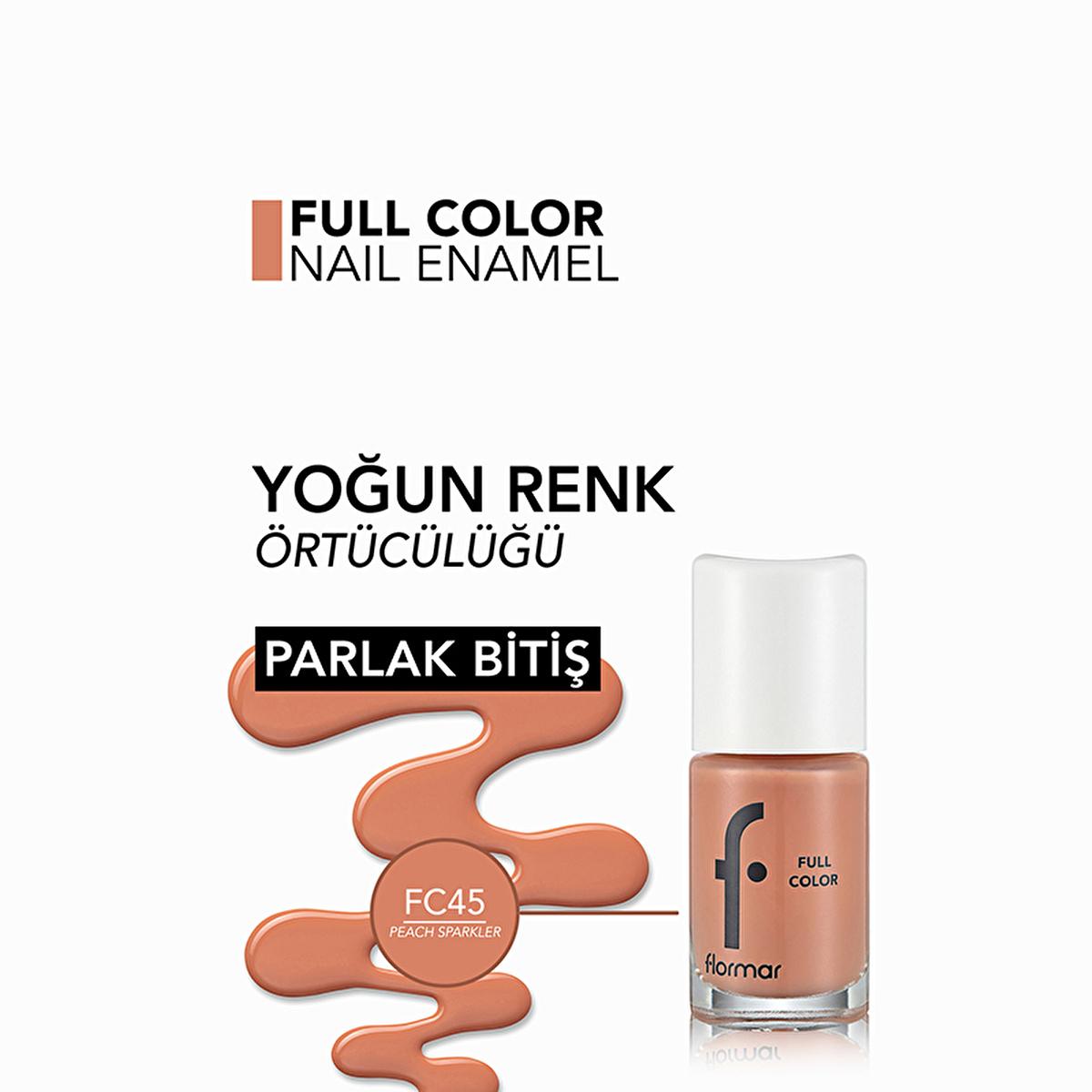Flormar Full Color FC45 Peach Sparkler – view 2