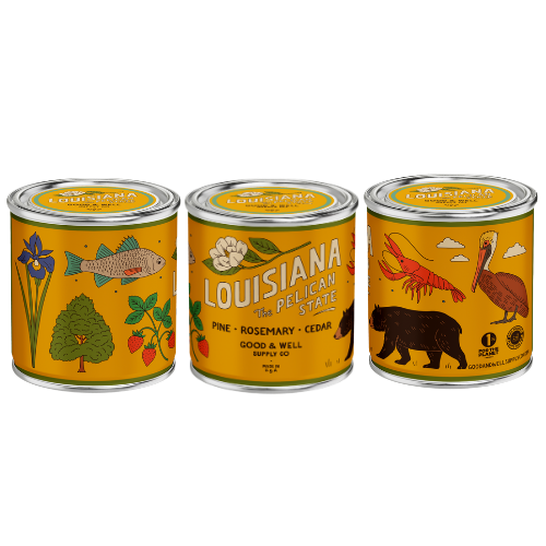 Louisiana State Candle by Good & Well Supply Co.