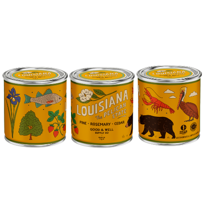 Louisiana State Candle by Good & Well Supply Co.