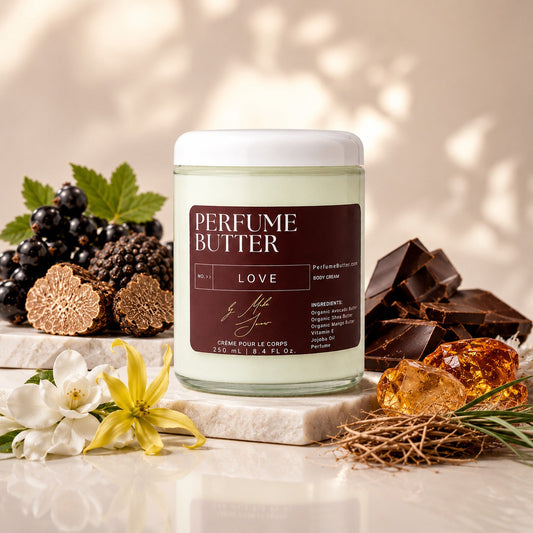LOVE – The Luxury Body Butter Perfume | Seductive Sweet Floral & Warm Chocolate Scent | Elegant Fragrance for Women & Men by CB