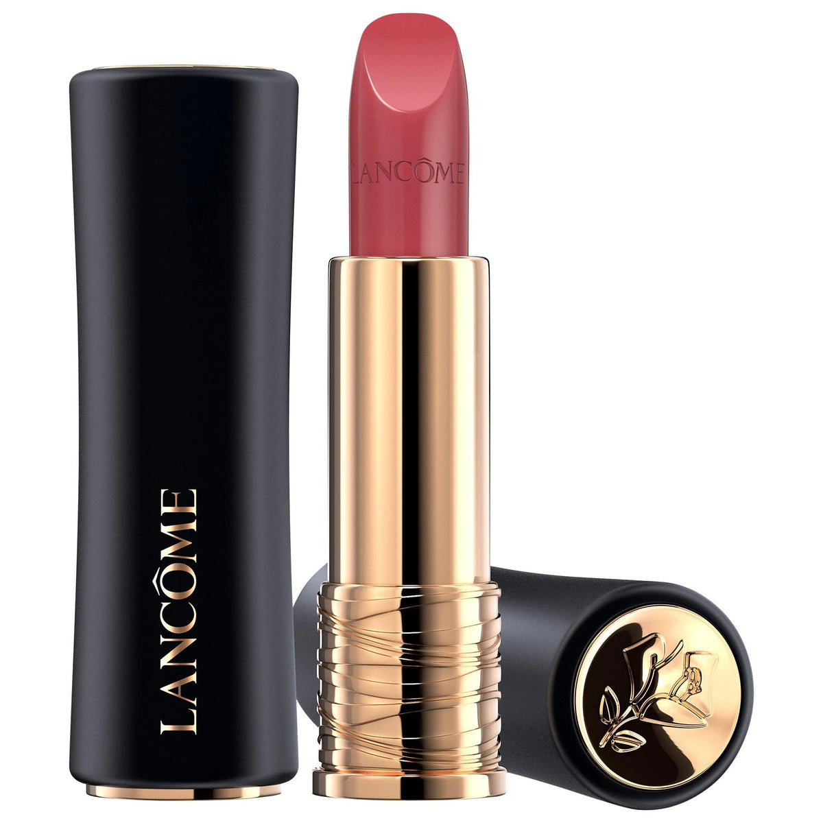 L'Absolu Rouge Cream Lipstick - Long-Lasting Moisturizing Lip Color with Rose Balm & Hyaluronic Acid by Beauty Care Bag
