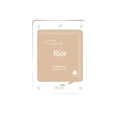 MjCare Rice Extract Face Mask - Natural Hydrating Skincare for All Skin Types by Beauty Care Bag