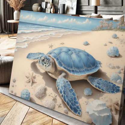 Close-up of 3D Coastal Wall Art canvas by Tailored Canvases, view 2